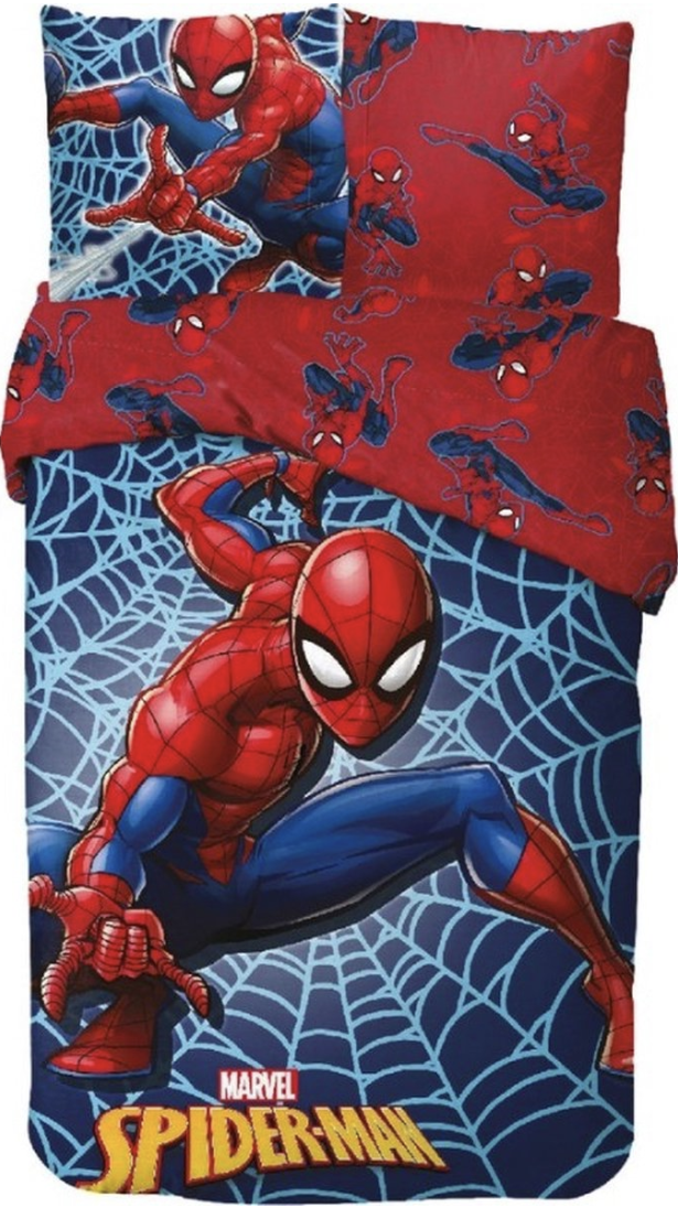 Marvel - Spiderman - Dekbedovertrek - 140 x 200 cm. - 100% Katoen – Eenpersoons